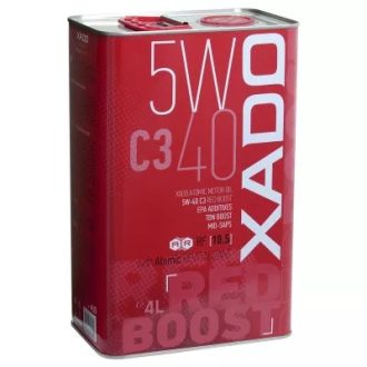 Xado 5W-40 C3 Red Boost motorolaj 4liter