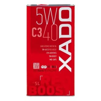 Xado 5W-40 C3 Red Boost motorolaj 5liter