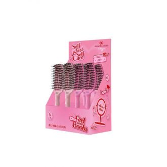 Olivia Garden Fingerbrush Soft&Bubble Pink Display
