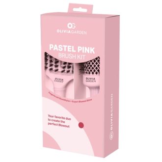 Olivia Garden Pastel Pink Brush Kit 2db